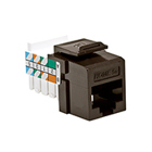Home 5e Snap-In Connector, T568A Wiring, Brown
