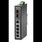 4 Port Industrial 10/100/1000 PoE+ Switch with 2 100/1000X SFP Ports
