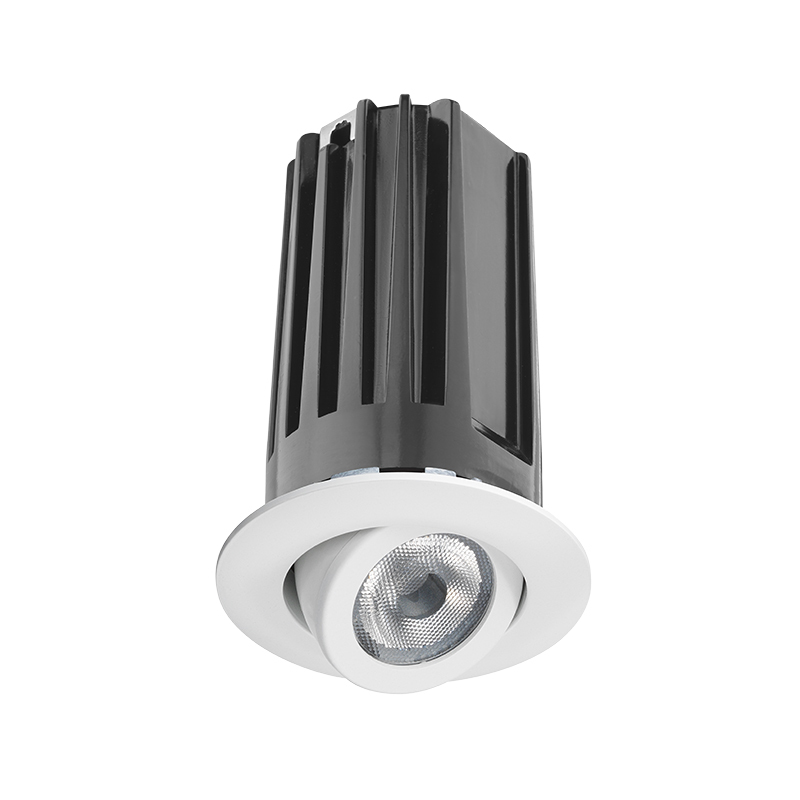 2" LED Gen 2 Square Trim Module, 2700K, 90 CRI, Narrow Flood, White Reflector, White Trim Ring
