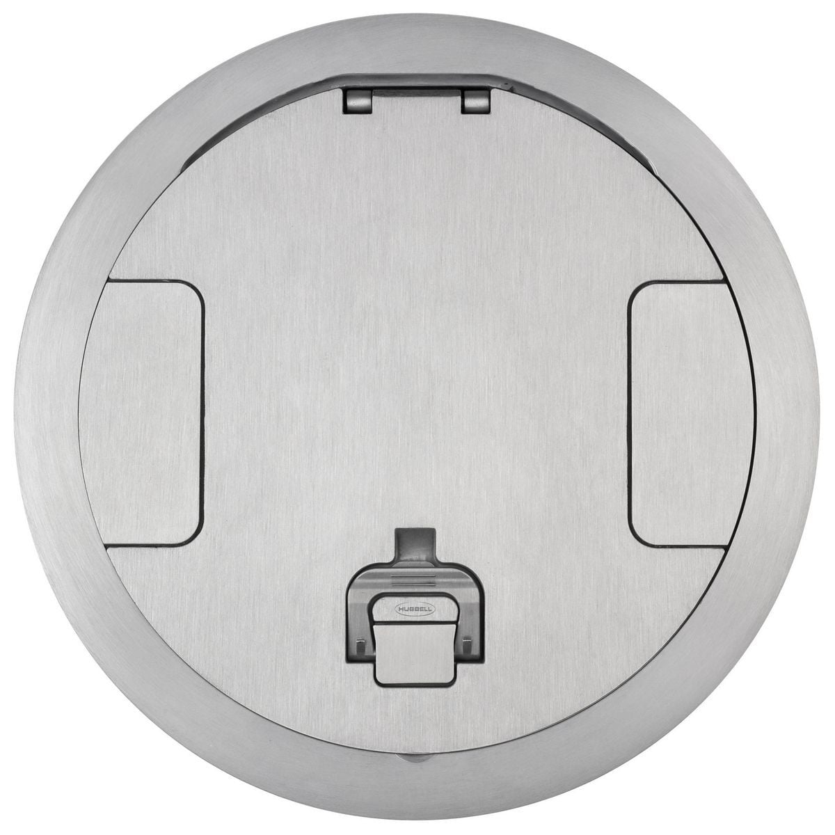 Fire Rated Poke Throughs, Recessed 10" Series, Recessed Cover Assembly, Brushed Aluminum