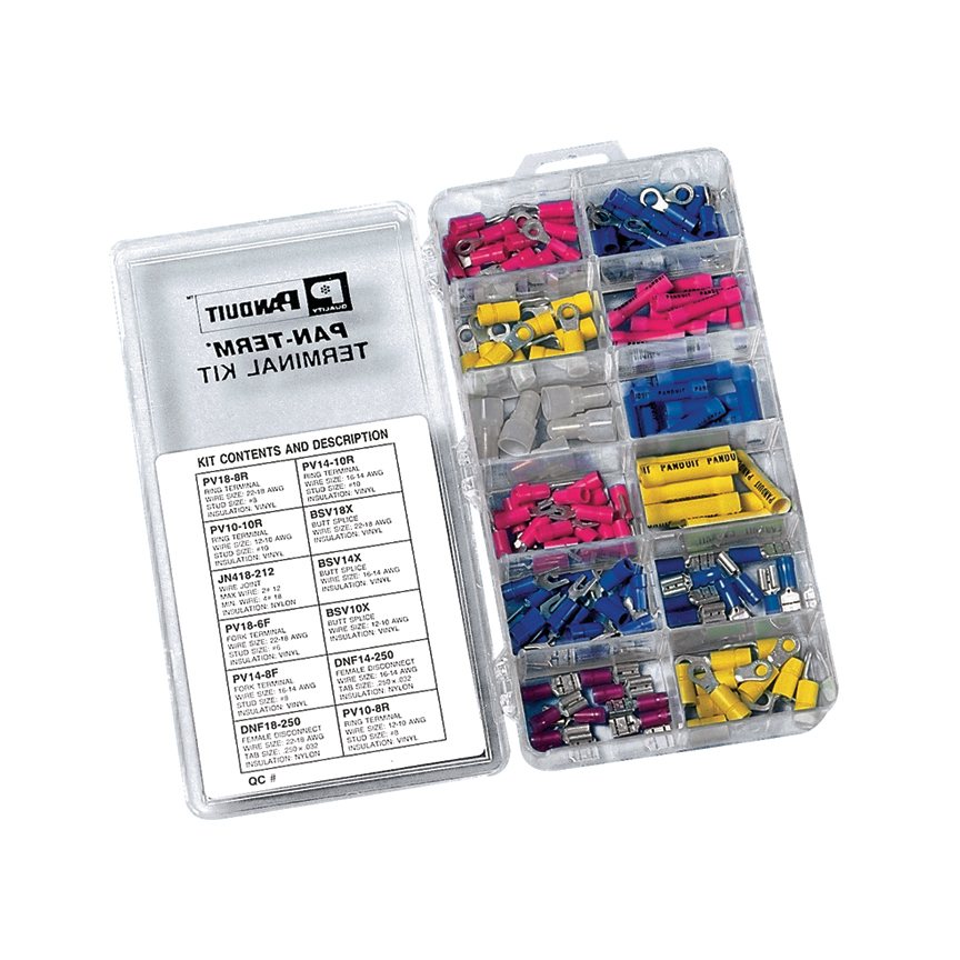 Terminal Kit Without Crimp Tool, Plastic