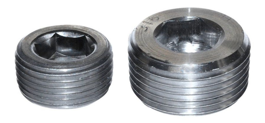 PLG5SS Recessed Hex Head Conduit Hub Plug, 1-1/2 in, For Use With Threaded IMC/Rigid Conduit Hub, 316 Stainless Steel