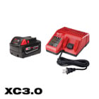 M18 REDLITHIUM 3.0 Ah Battery and Charger Starter Kit