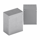 Type 1 junction boxes, 30" height, 6" length, 30" width, NEMA 1, Screw cover, SC NK enclosure, Surface mounted, Medium single door, No knockout, Thru holes, Carbon steel
