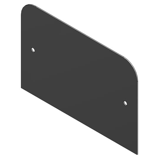 Blank device plate.