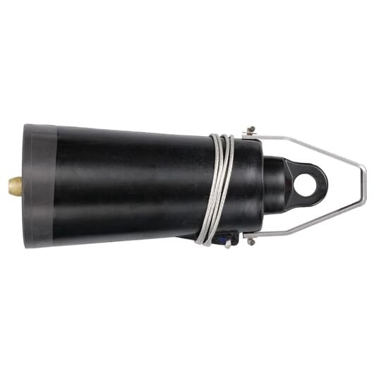 35kV 200 Amp, Loadbreak Insulated Cap with Ground Lead #14 AWG and Test Point, equipped with insulated cuff.  Brass Probe.  Diameter 3.13 inch, Length 8.56 inch.