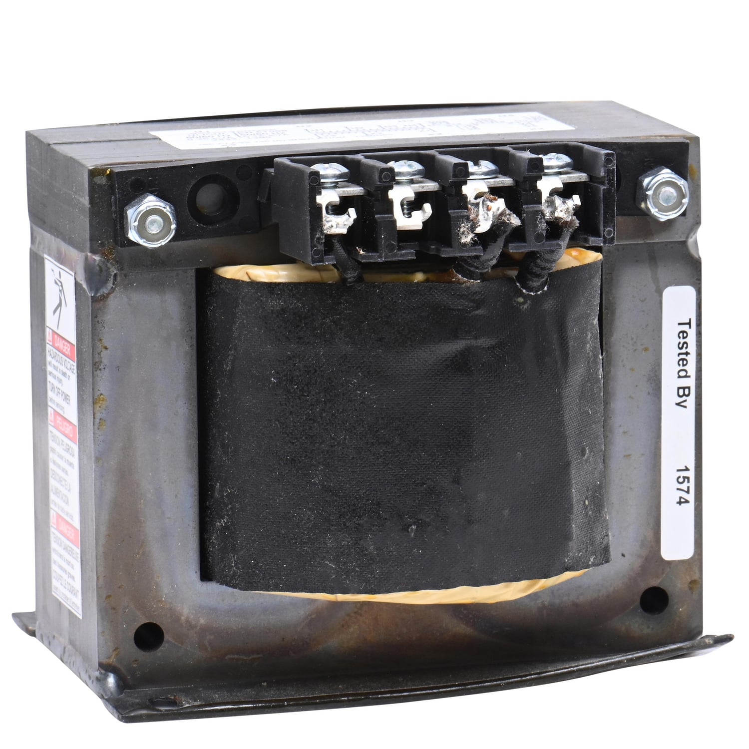 Transformer, Type T, industrial control, 250VA, 1 phase, 217/240/480V primary, 25/120V secondary, 80C rise