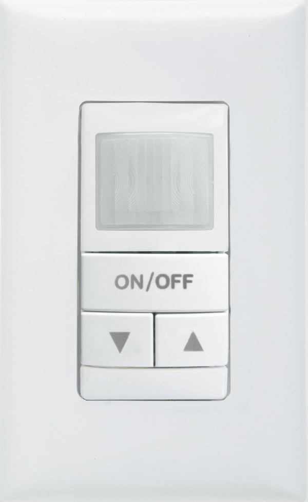 Wall Switch Sensor , Passive Dual Technology , Low Voltage, Occupancy controlled dimming without dimming output, Ivory, SKU - 218HUA
