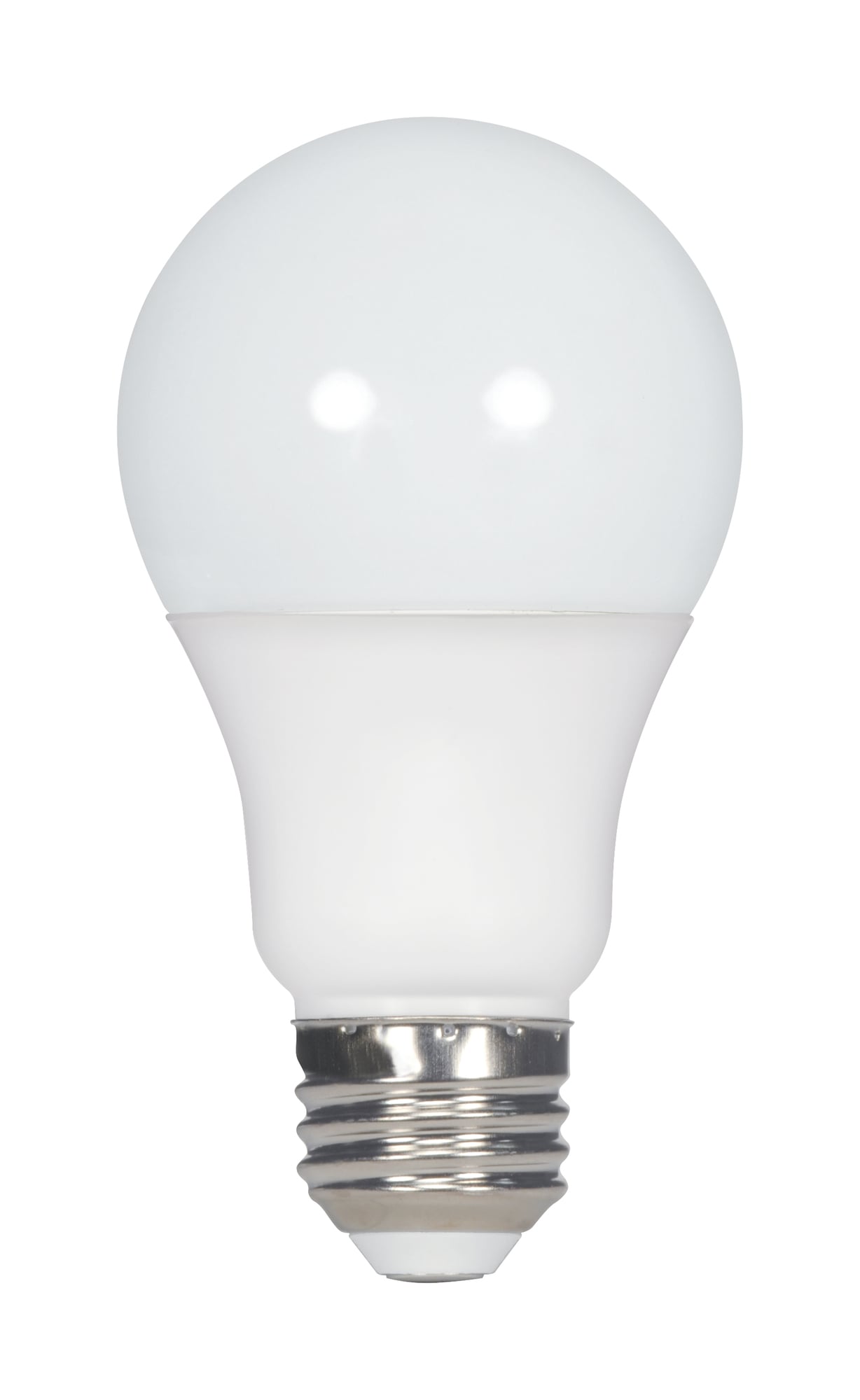 10 Watt A19 LED Lamp - 2700K Medium Base 220 Degree Beam Angle 120 Volts 2-Pack