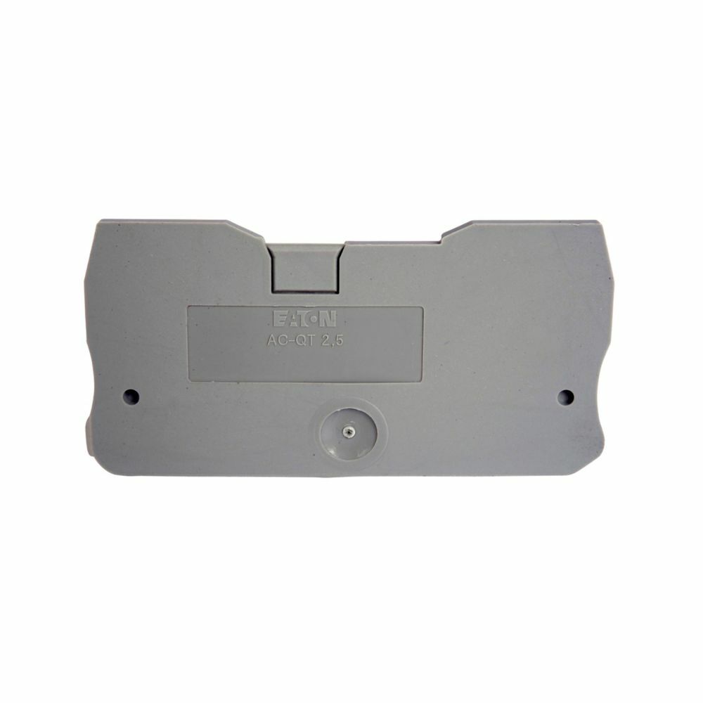 Eaton, Eaton, End Cover, Gray, Used With: XBQT25, XBQT25PE