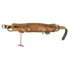 Full Floating Body Belt 45 to 53-Inch, Latigo-leather belt pad with two laced and stitched pocket tabs