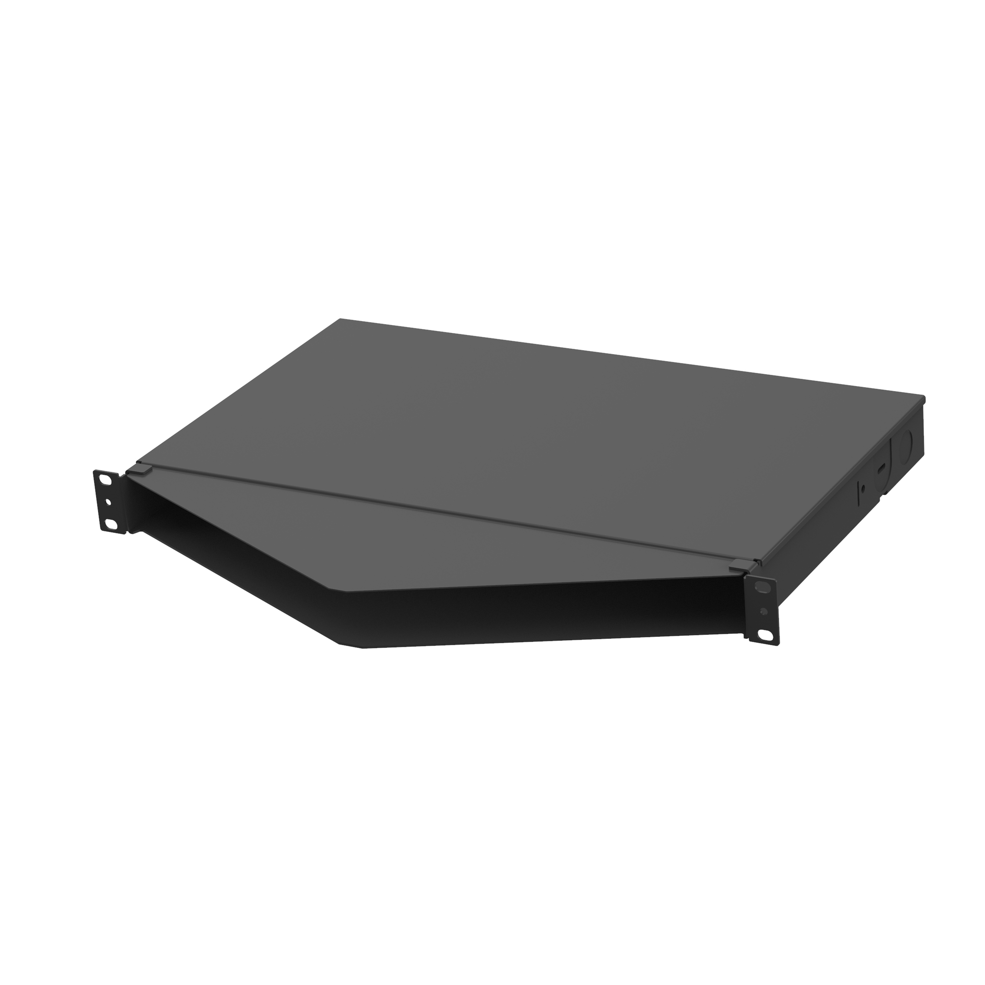 Rack Mount Fiber Tray Angled 1 RU       