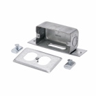 Eaton B-Line series junction box, 2.12" H x 4.06" L x 1.62" W, Steel material, Outlet box