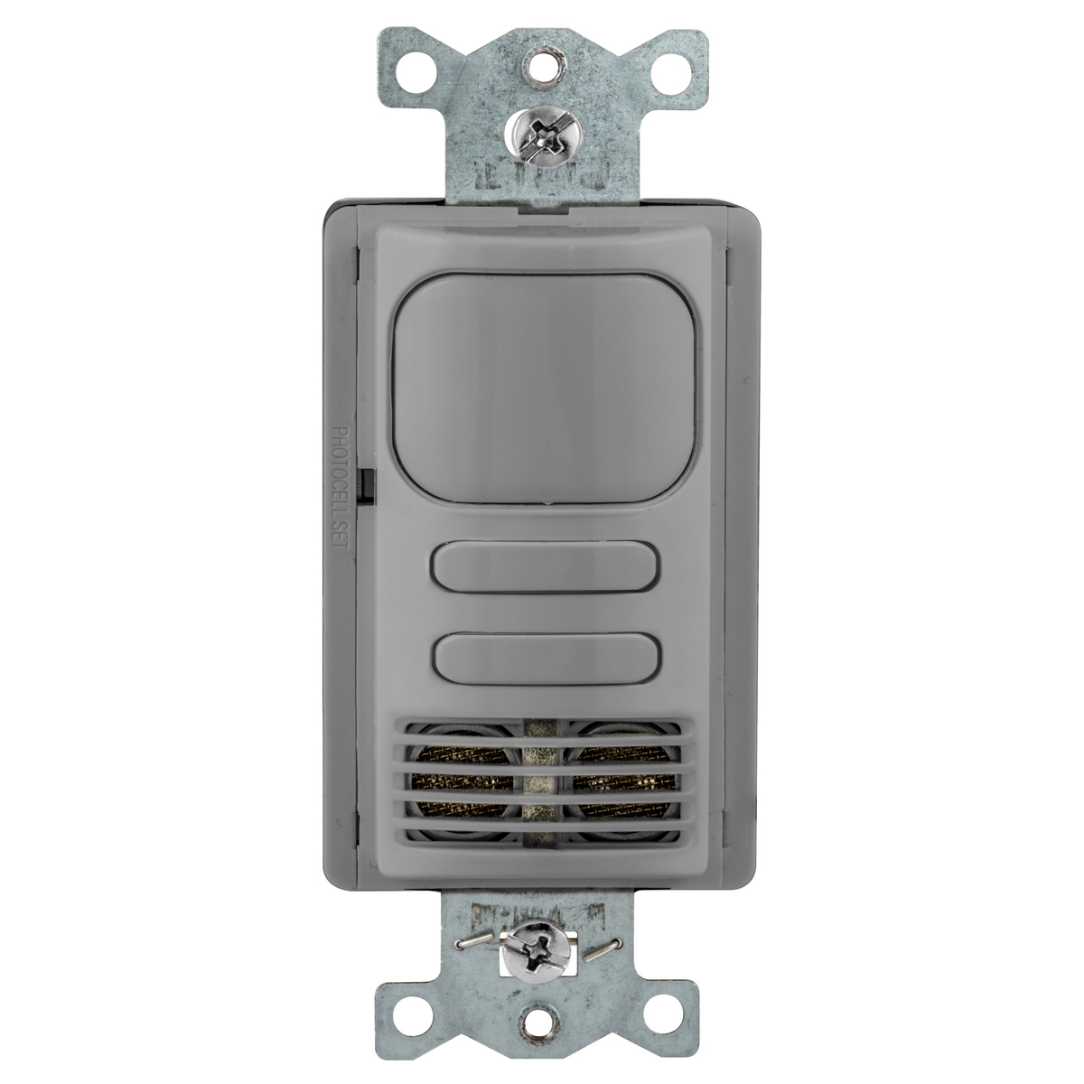 Occupancy/Vacancy Sensors, Wall Switch,Adaptive Dual Technology, 2 Circuit, 120/277V AC, Gray