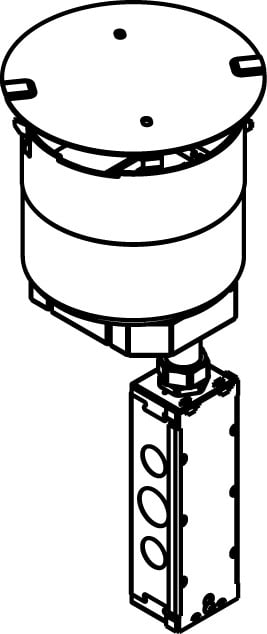 6IN STEM ASSEMBLY PREWIRED AV