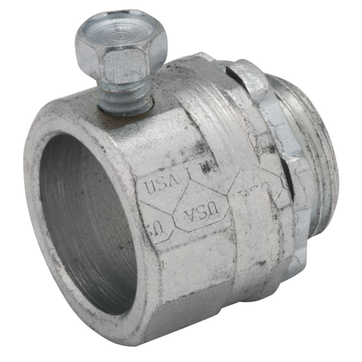 RGD/IMC Set Screw Uninsulated Connectors Steel, 1-1/2 In. Trade Size