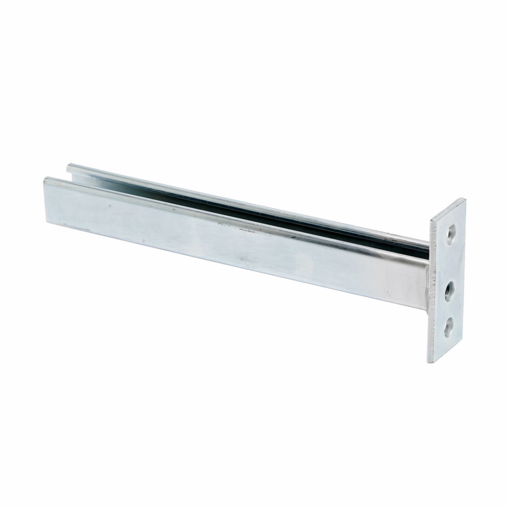 Eaton B-Line series bracket, 4.62" H x 18" L x 1.62" W, Steel, Electro-plated