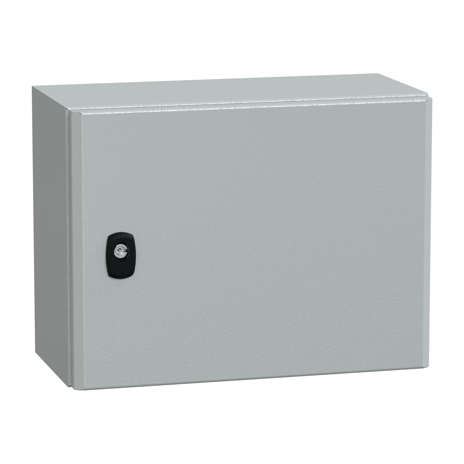 Wall mounted steel enclosure, PanelSeT S3D, plain door, with mounting plate, 300x400x200mm, IP66, IK10