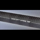 Non-UL Extreme Temperature Liquidtight Flexible Metal Conduit, 3/4 IN, 100FT, 150C/302F Dry - Continuous use: 70C Oil and Wet: -60C/-76F Low temperature brittle point. Superior UV and Ozone resistance, Resists extreme temperatures, Very high operating temperatures, For locations requiring halogen free conduits, Industrial applications, Indoor or outdoor locations. Provides mechanical protection for conductors