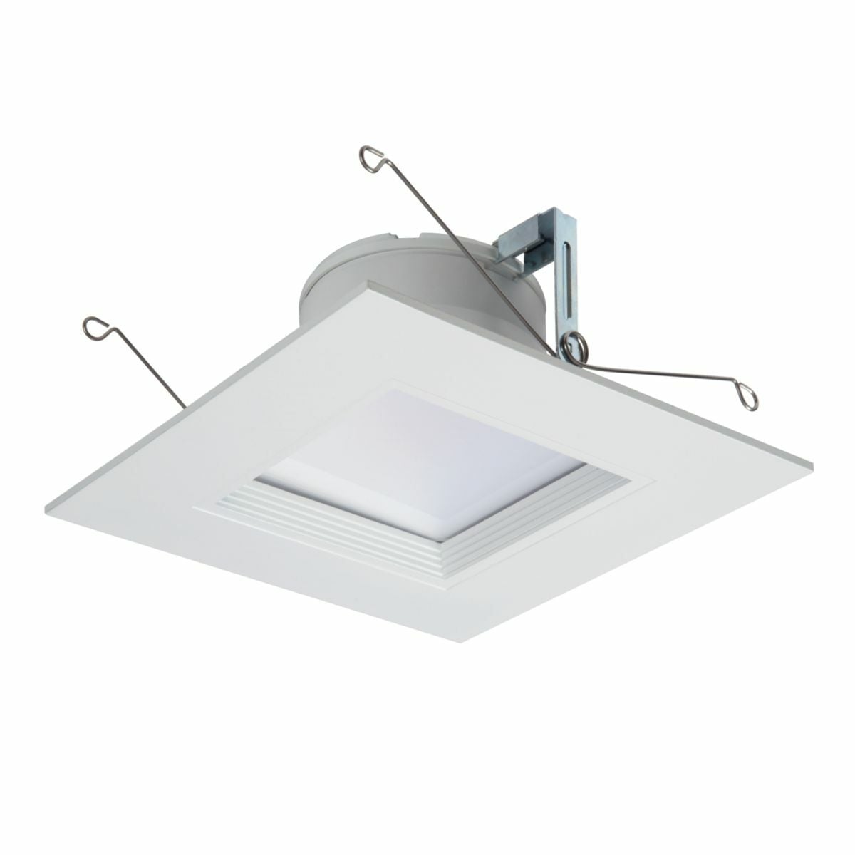 6" Square LED Retrofit Trim, 800 LM, Field SeleccTable from range 2700K-5000K, 90CRI