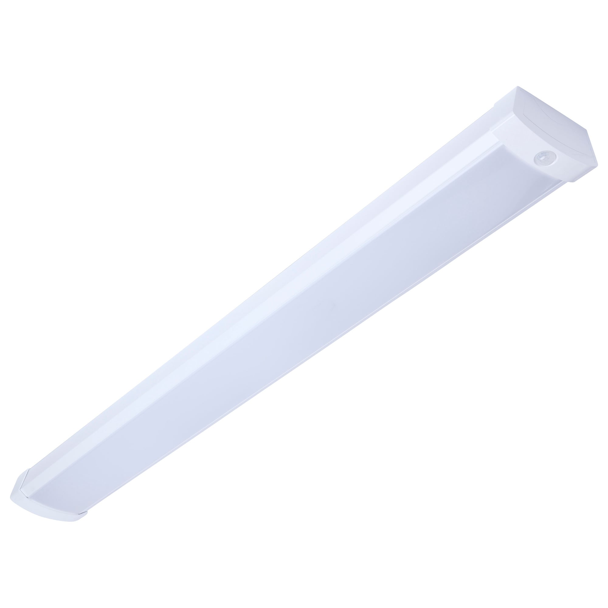 LED 4 Foot Wrap with PIR Motion Sensor - 39 Watts - 27K/30K/35K/40K/50K CCT Selectable - White Finish - 120-277 Volt