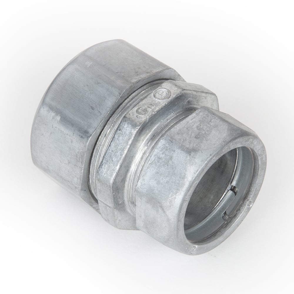 Compression Transition Coupling, Rigid/IMC to EMT, Zinc Die Cast 1 Inch