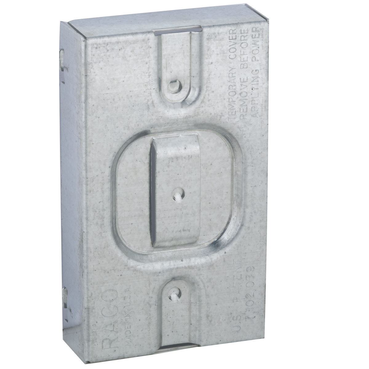 Raised 3/4 In. and Flat for Device and Wire Protection, 3/4 In. Raised,for 1 Device Mudring