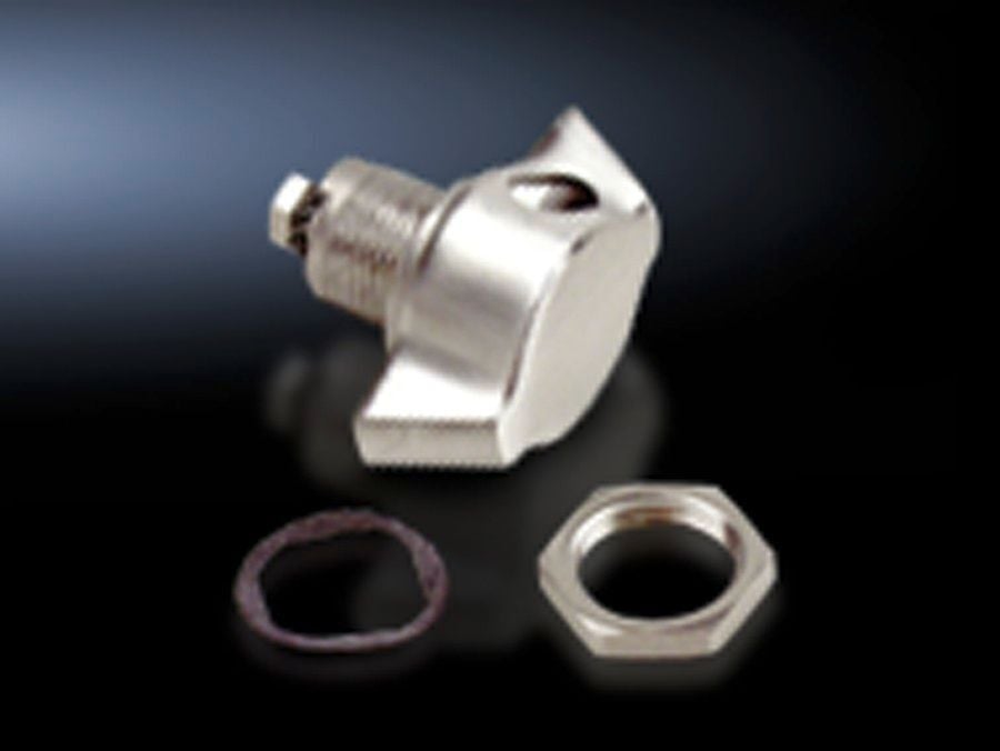 Lockable thumb turn handle for stainless steel WM enclosures