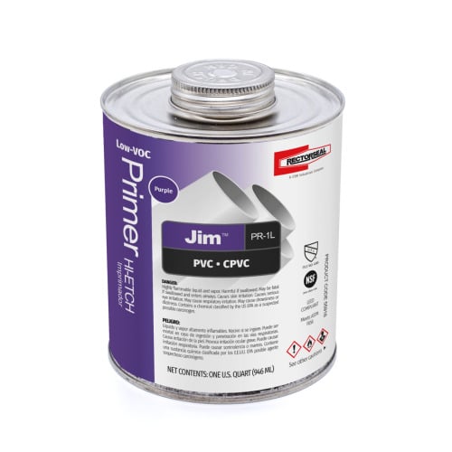 Jim Low-VOC PR-1L Hi-Etch Primer, 1 Quart, Purple