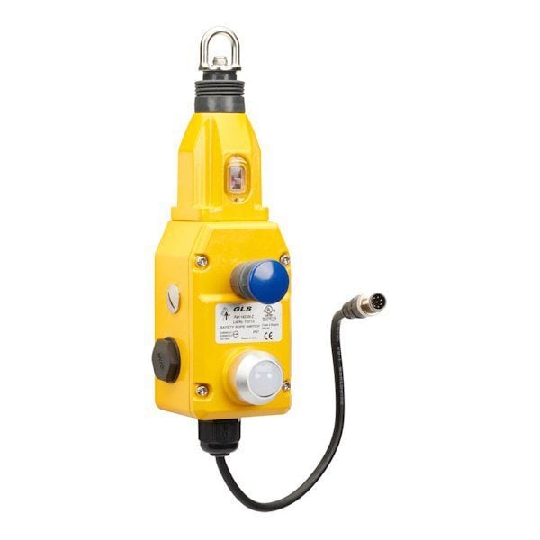 GLS-Z Z-Range Standard Duty Rope Pull Safety Switch, 2 OSSD 1 Auxiliary 
