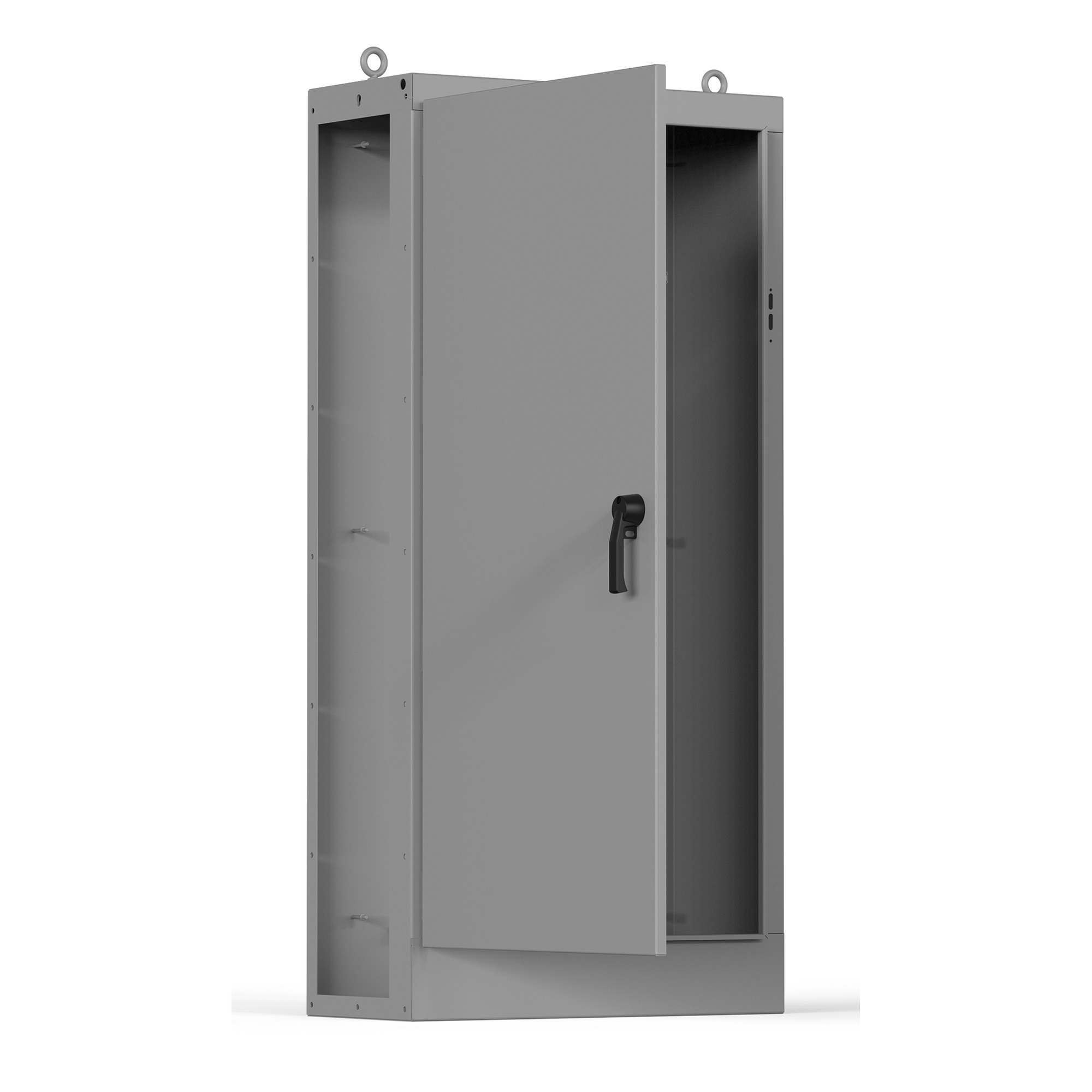 Universal Free-Stand Left Side Open, 84.13x40.24x24.13, Gray, Steel