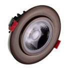 4-inch LED Gimbal Recessed Downlight in Oil-Rubbed Bronze, 3000K