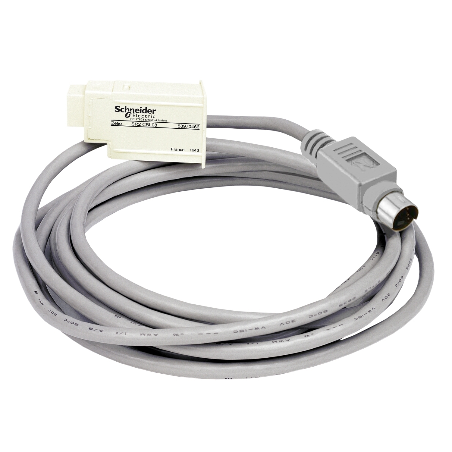 Magelis small panel connecting cable, for smart relay Zelio Logic, 2.5 m