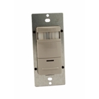 Decora Passive Infrared Wall Switch Occupancy Sensor, 180 Degree, 2100 sq. ft. Coverage, Gray