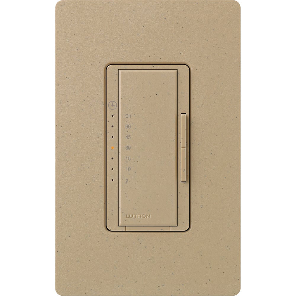 Maestro Countdown Timer, Multi-location/single-pole, neutral required, 120V/600W/VA (5A) in mocha stone