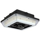 Square LED Wide Beam Angle Canopy Light - 3K/4K/5K CCT Selectable - 20W/30W/45W Wattage Selectable - Bronze Finish