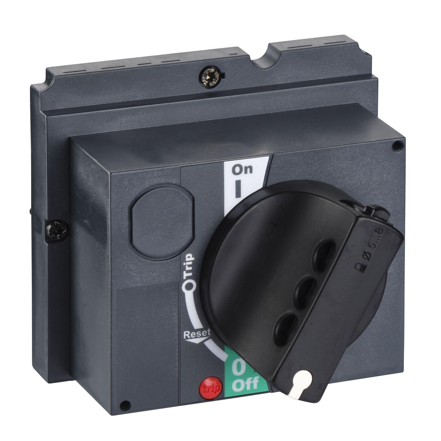 Direct rotary handle, EasyPact CVS100/160/250, black handle, IP40