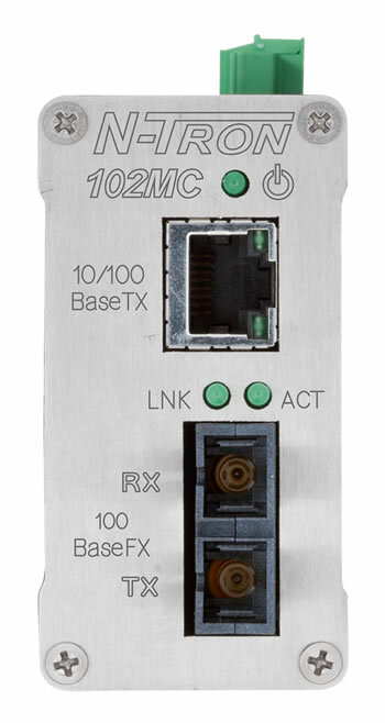 102MC MDR Industrial Media Converter, SC 15km