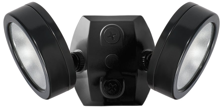 Leslie Bullet Flood, 2X13W, LED 120V, 4000k, 80 CRI, Black