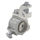 Eaton Crouse-Hinds series GLS grounding bushing, Rigid/IMC, Aluminum lug, #4-14 AWG, Malleable iron, 105C, Threadless, 2"