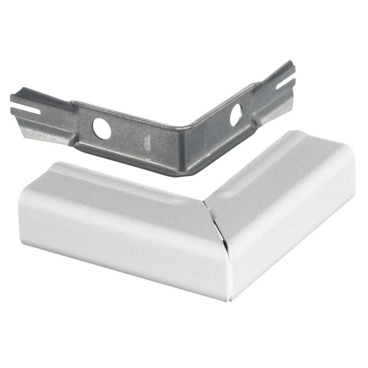 Metal Raceway, External Elbow, HBL500/700/750 Series, White
