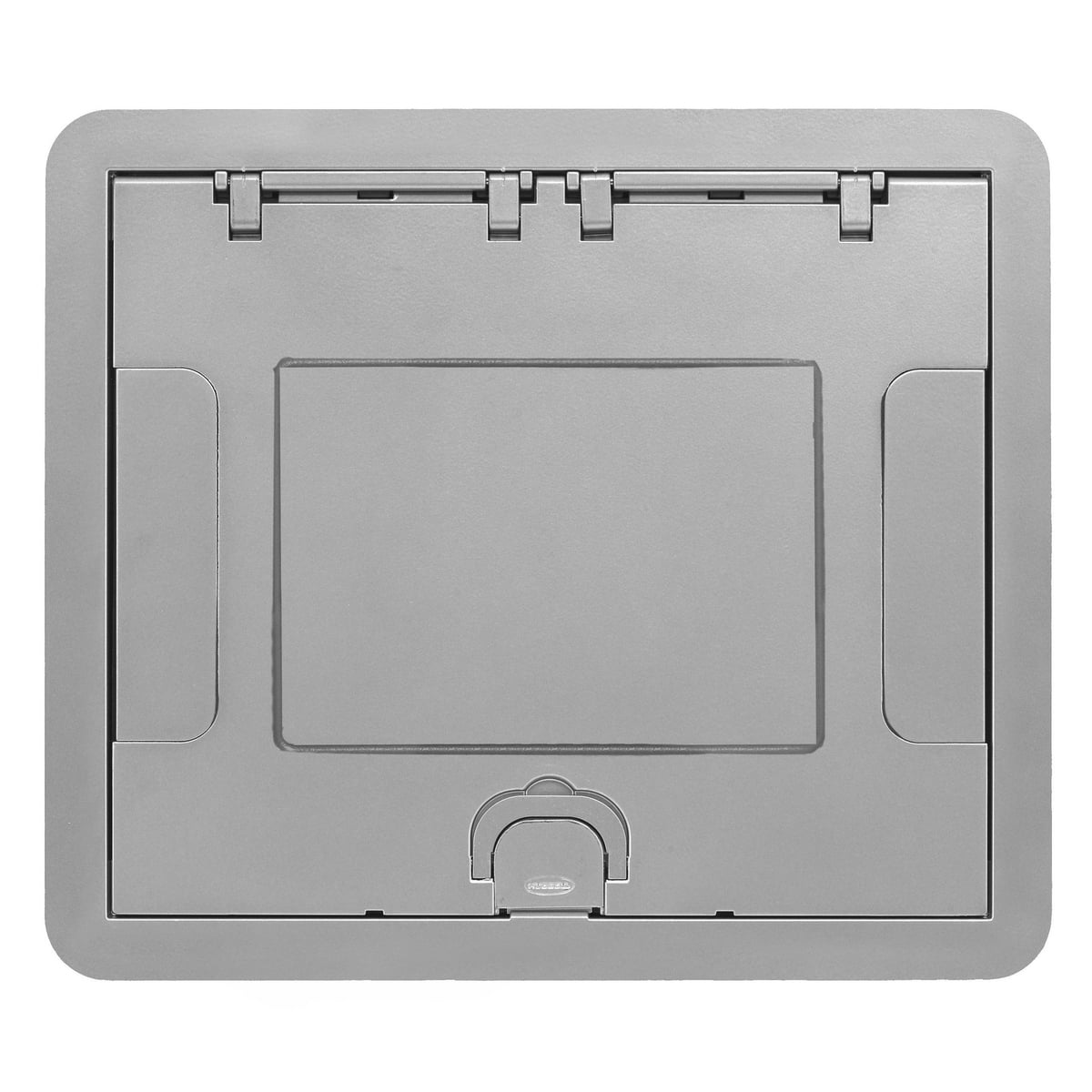 Concrete Floors, Recessed, CFB6G & CFB10G Rectangular Series, Surface Cover Assembly, Aluminum Powder Paint Finish with Floor Insert
