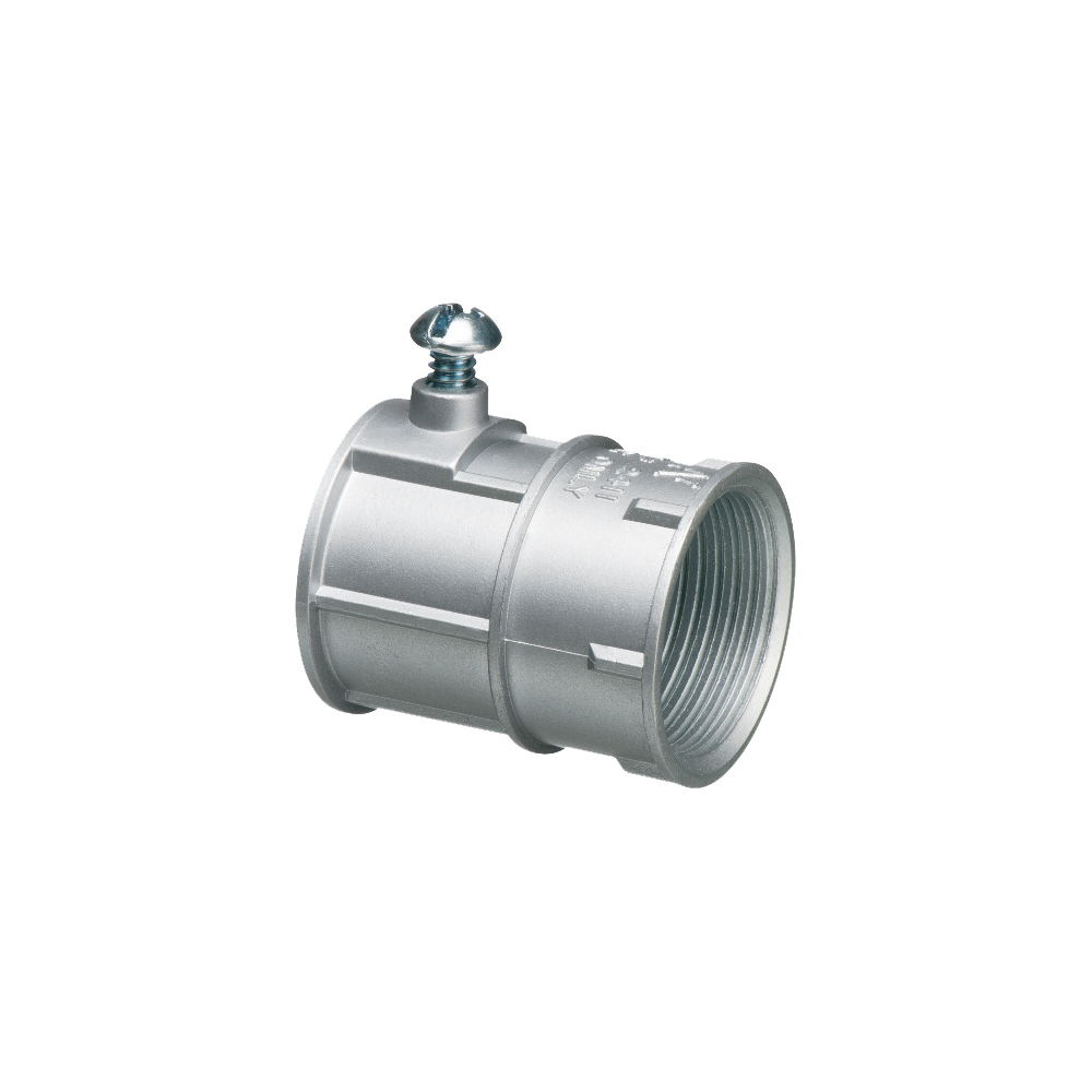 3/4" EMT to 3/4" female threaded. Zinc combination coupling. set