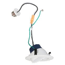LED RT4 Gimbal, 8W, Dimmable, 90CRI, 700 Lumens, Selectable 2700, 3000, 3500, 4000, 5000K, 50000 life