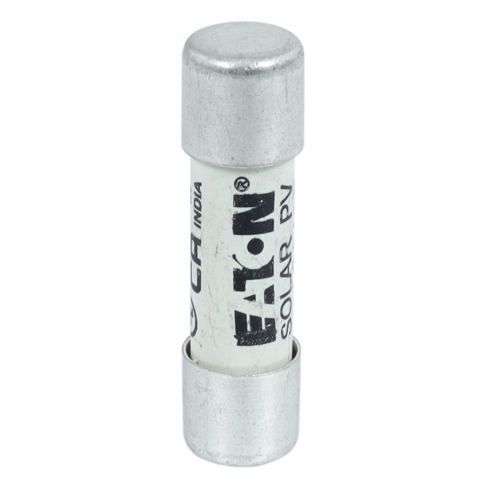 Eaton Bussmann series photovoltaic fuses, 1000 Vdc, 8A, 50 kAIC, Non Indicating, IEC 60269-6 type A, Class gPV, Time constant: 1-3 ms, Ferrule end x ferrule end