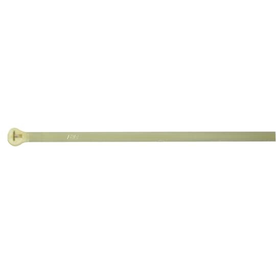 Cable Tie, Heat Stabilized Polyamide (Nylon 6.6) - Greenish Tint, for Temperatures up to 105 Degrees Celsius (220 F) for Indoor Applications, UL/EN/CSA62275 Type 2/21S Rated for AH-2 Plenum and as a Flexible Cable and Conduit Support, Length of 294mm (11.57 Inches), Width of 4.7mm (0.19 Inch), Thickness of 1.3mm (0.05 Inch), Tensile Strength Rating of 220 Newtons (49.5 Pounds)