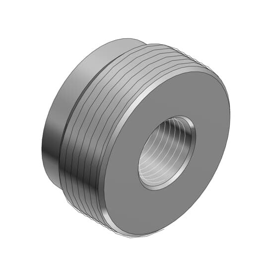 2 Inch to 1/2 Inch Reducer, Aluminum, for Use with Rigid/IMC Conduit