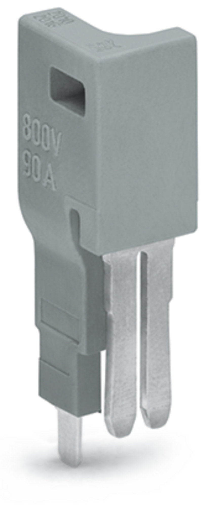 Step-down jumper; from 285 (35mm) to 2016/2010 series; insulated; gray