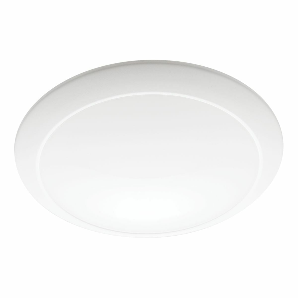9-Inch LED surface light,1200 lumens,90,3000K,120V,Matte white flange finish