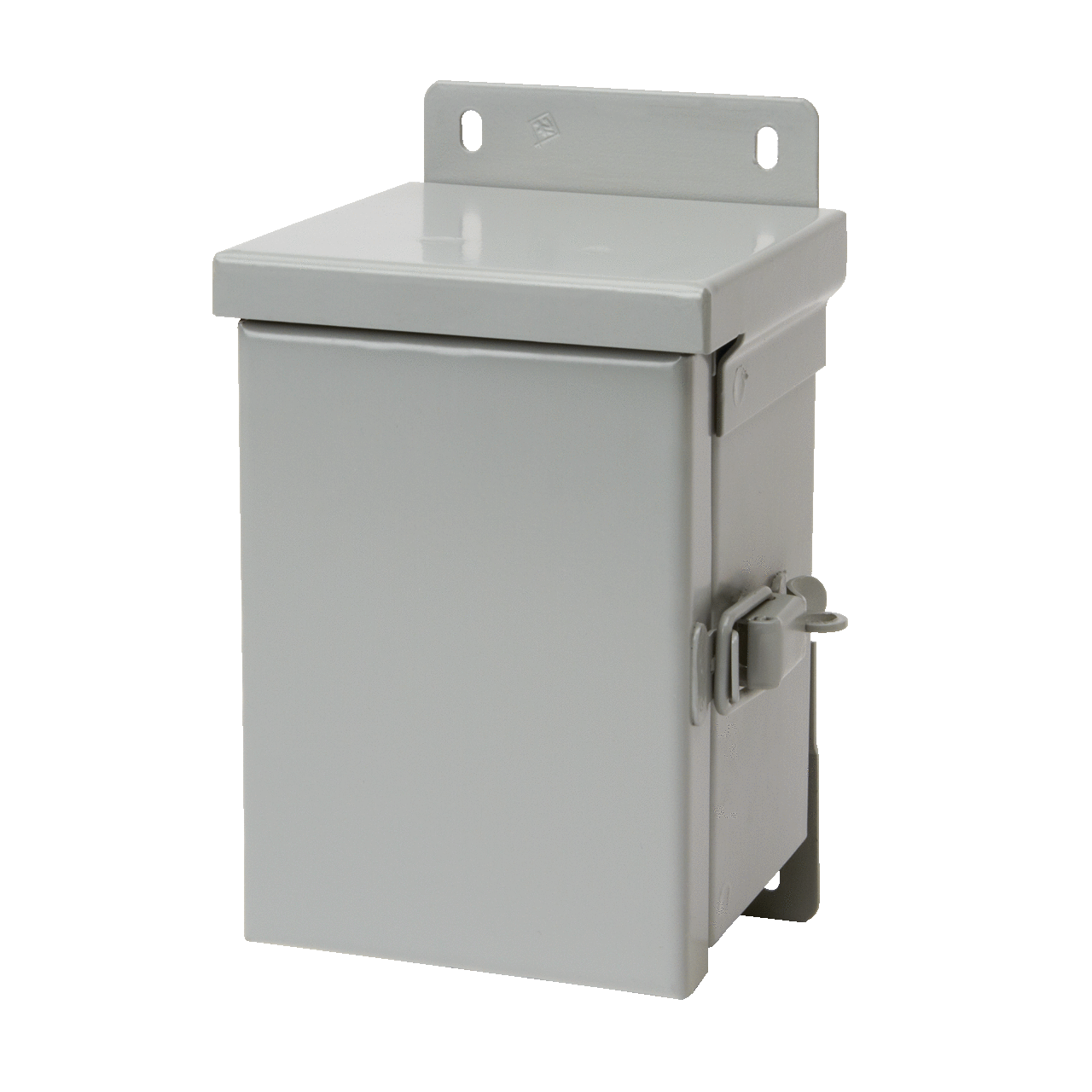 Hinge-Cover Small Drip-Shield Enclosure Type 3R, 6.00x4.00x4.00, Gray, Steel